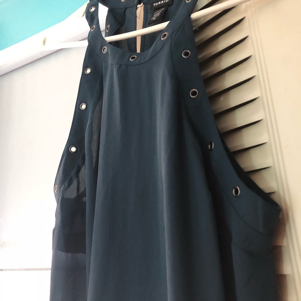 Sheer High neck tank